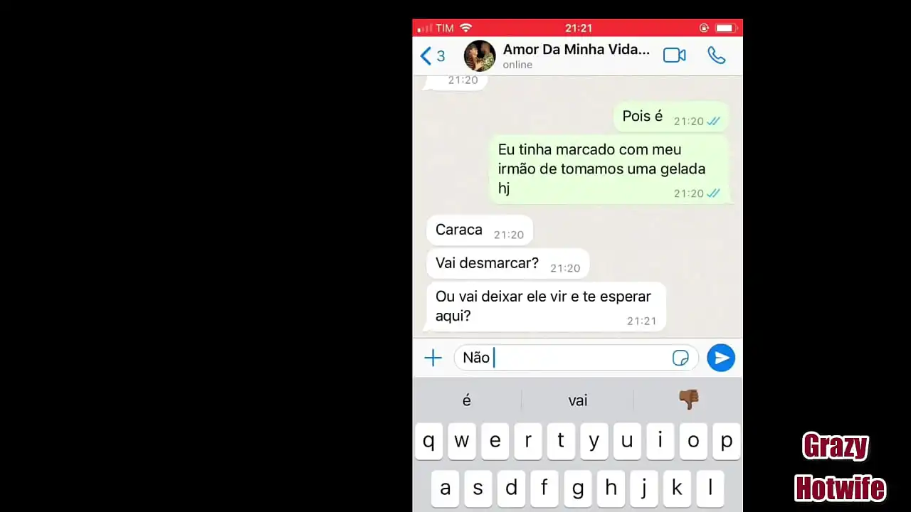 Pelo whatsApp o corno do meu marido pediu pra eu dar para meu vizinho , que chegou em nossa casa enquanto ele não estava, dei até o cuzinho